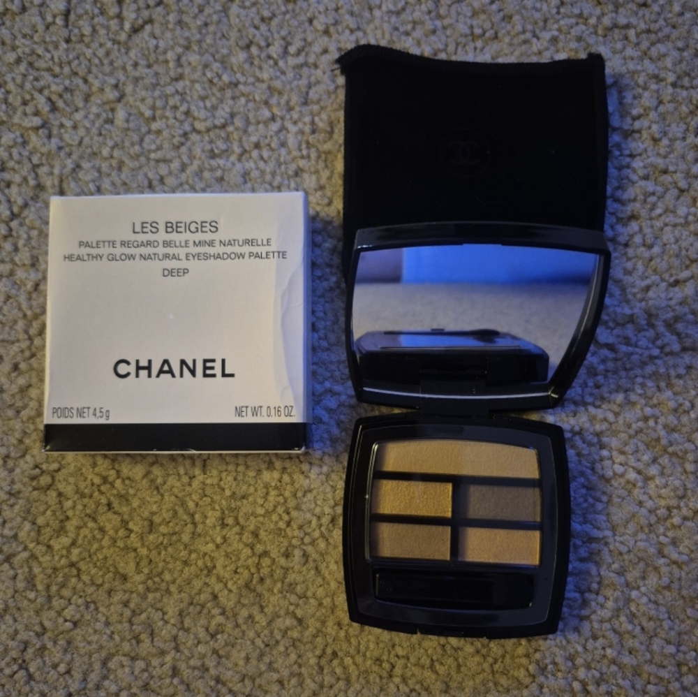 CHANEL Les Beiges Natural Glow Eyeshadow Palette Deep SOLD OUT!!!!